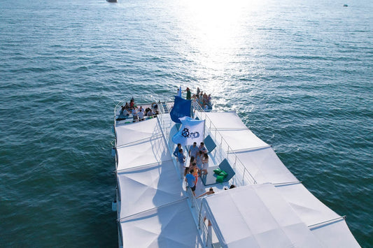 Atardecer Por La Bahía En El Catamarán Flamante - Cartagena 22.