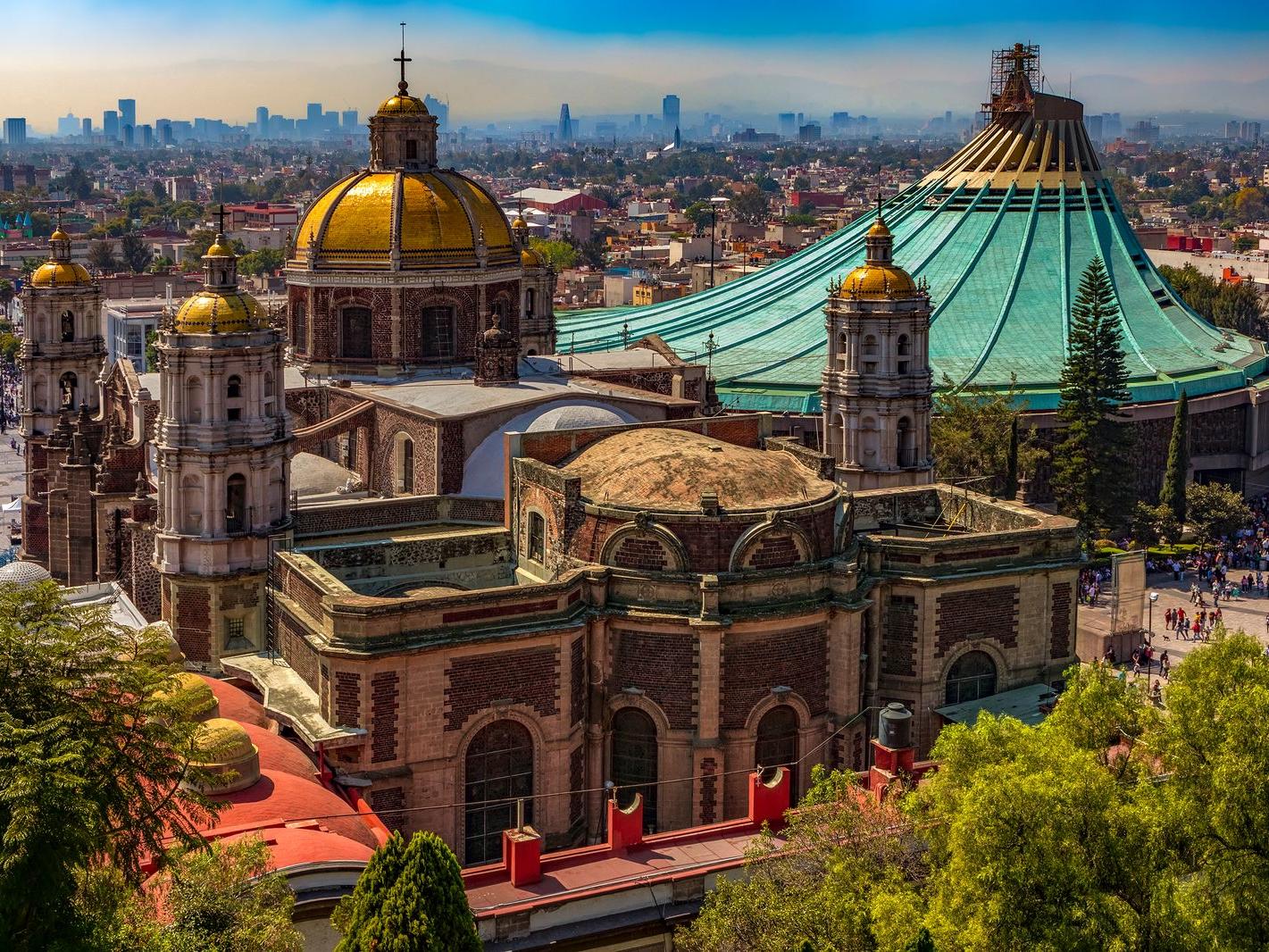 PYRAMIDS OF TEOTIHUCAN & BASILICA OF GUADALUPE CDMX